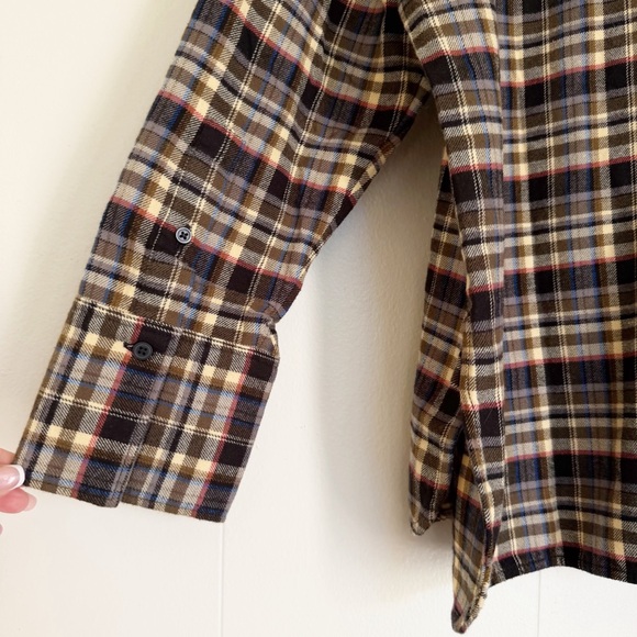 NWT EVERLANE The Boxy 100% Cotton Flannel Medium - Picture 9 of 9